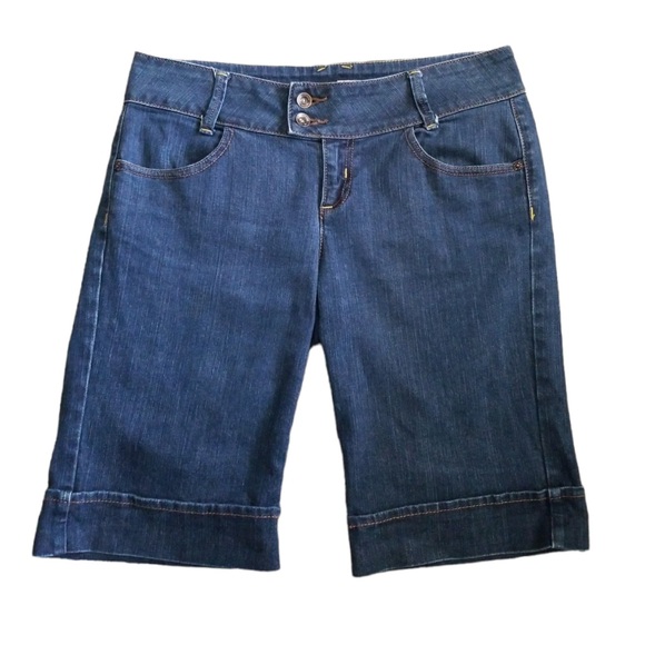 Dkny Pants - DKNY‎ Jeans Women's Bermuda Cuffed Jean Shorts Sz. 10